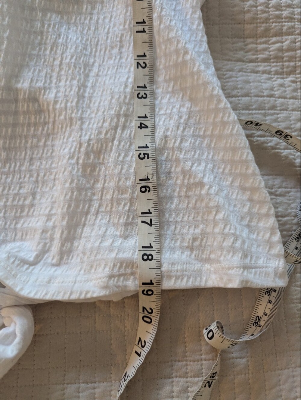 MAEVE by Anthropologie Seersucker Women’s White Tie-back Tank X-Small - Picture 11 of 11